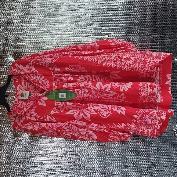 FARM Rio Red Floral Mini Dress - Picture 2 of 7